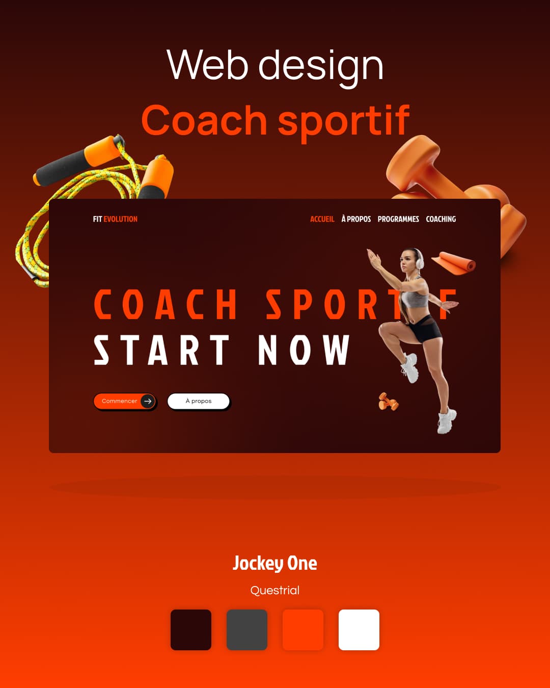 Aperçu du site Fit Evolution — coach sportif
