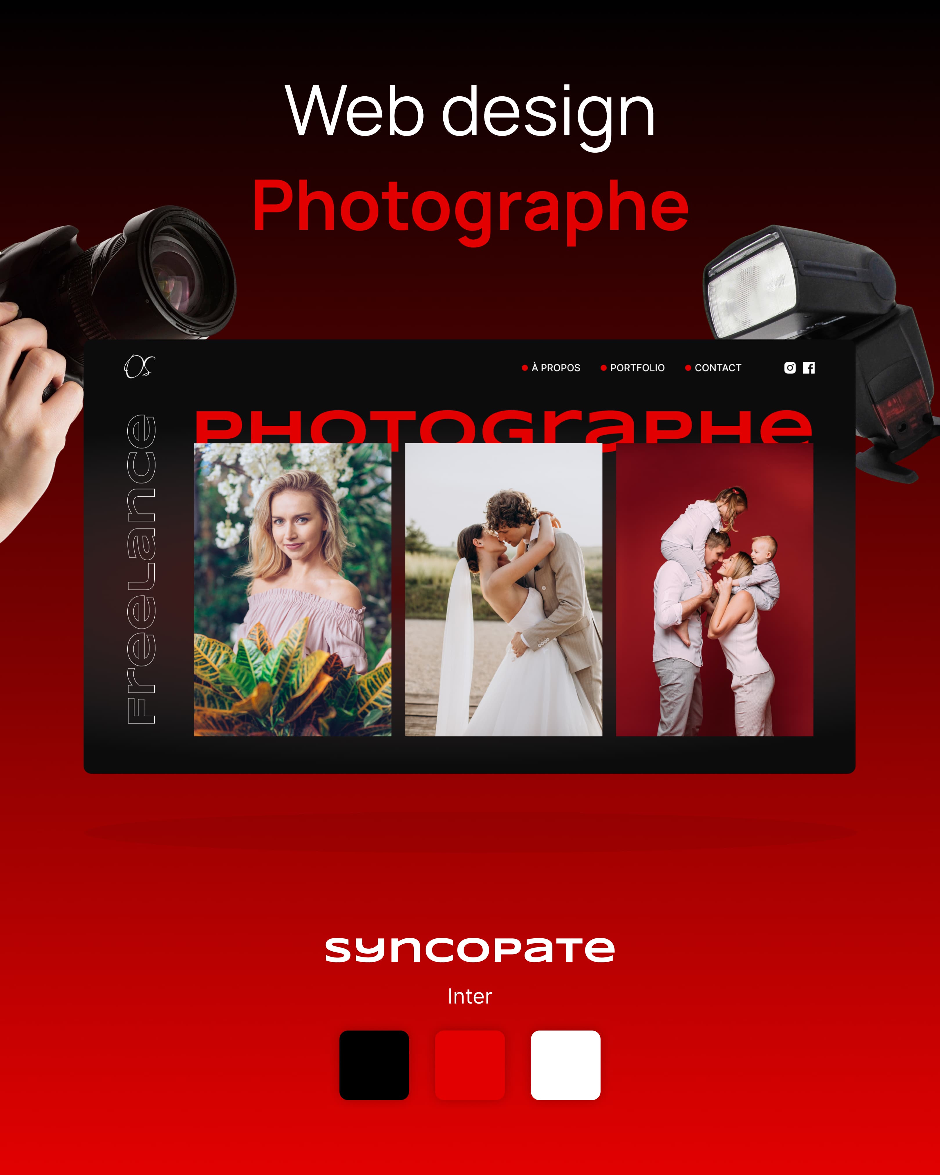Aperçu du site Olivia Smith — photographe
